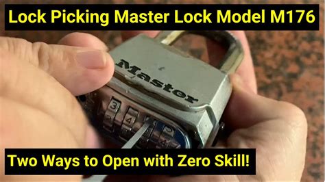 Lock Picking Two Ways to Open Master Lock 4.